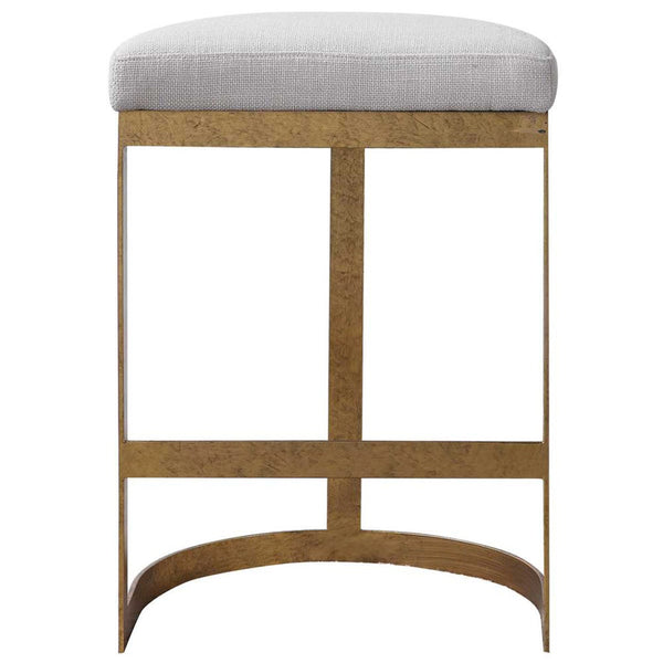 Home Fashion Ivanna Counter Stool Gold - Beige