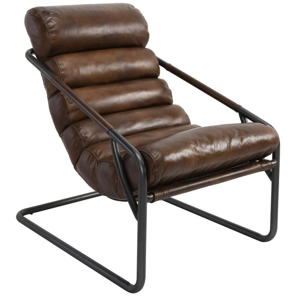 home fashion Jackson Leather Chair Brown