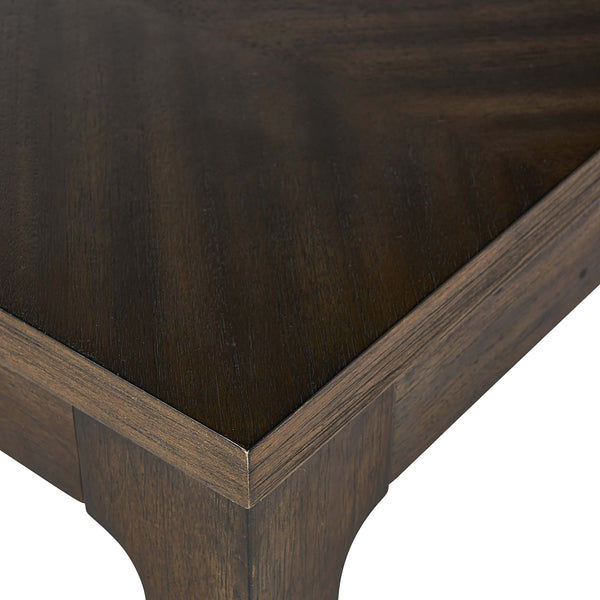 Home Fashion Jaden Square Dining Table Brown