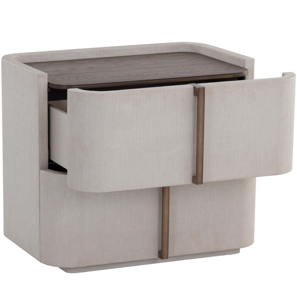 Home Fashion Jamille Small Nightstand Cream