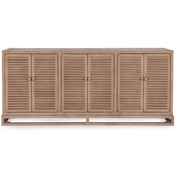 Home Fashion Jolene 6 Door Buffet Distressed Brown