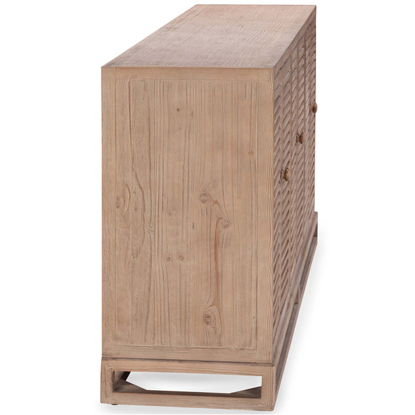 Home Fashion Jolene 6 Door Buffet Distressed Brown