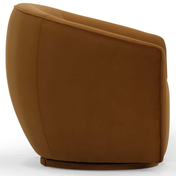 Home Fashion Jordan Swivel Chair Cognac