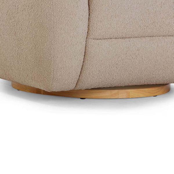 Home Fashion Judy Swivel Chair Light Brown