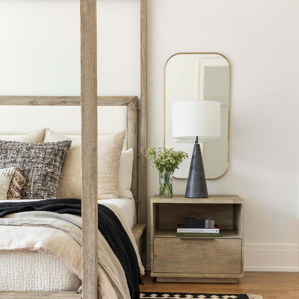 Home Fashion Juliet Nightstand Light Warm Wash