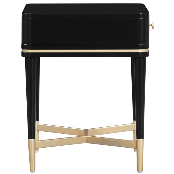 Home Fashion Julieta Nightstand Black