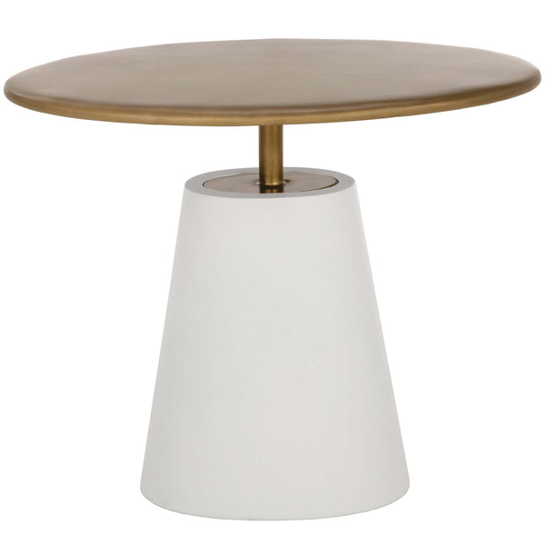 Home Fashion Kadin End Table White