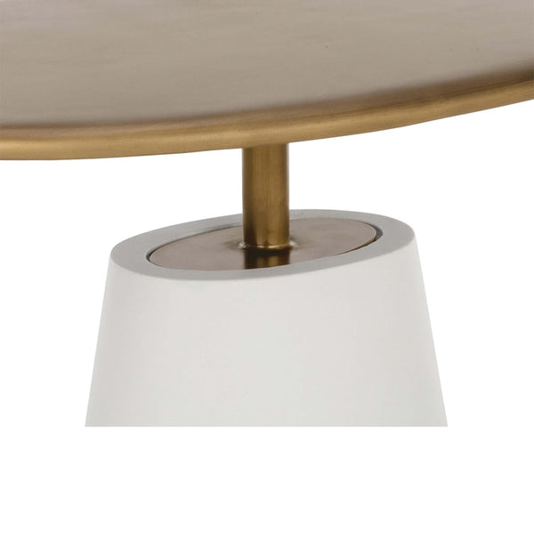 Home Fashion Kadin End Table White