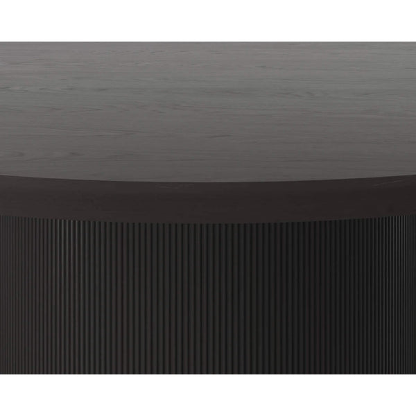 Home Fashion Kalla Round Dining Table Charcoal