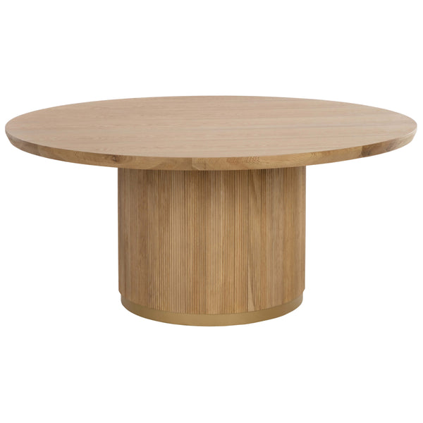 Home Fashion Kalla Round Dining Table Natural