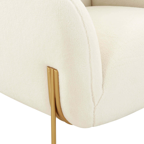Home Fashion Kandra Chair Cream Shearling