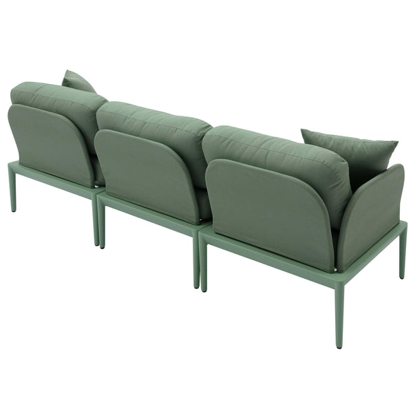 Home Fashion Kapri Outdoor Modular Sofa Moss Green