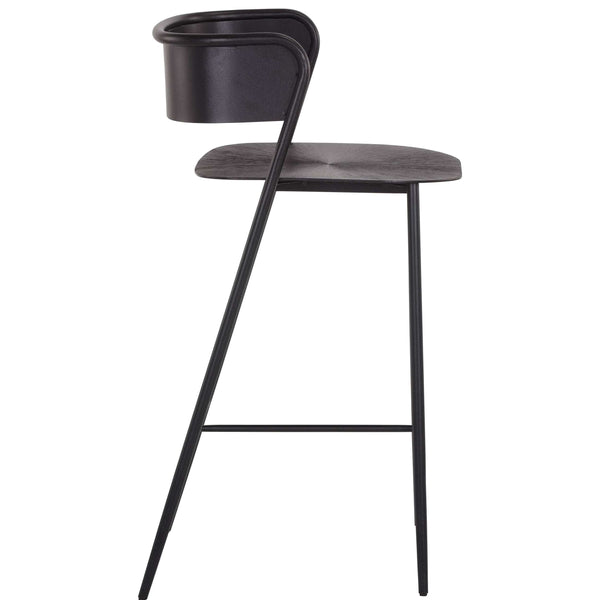 Home Fashion Keanu Counter Stool Gunmetal