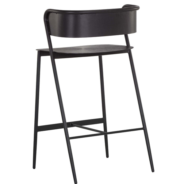 Home Fashion Keanu Counter Stool Gunmetal