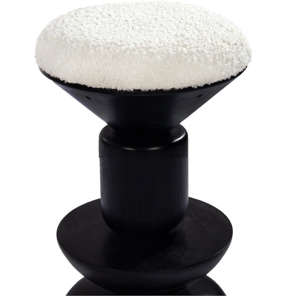 Home Fashion Kebab Bar & Counter Stool Charcoal