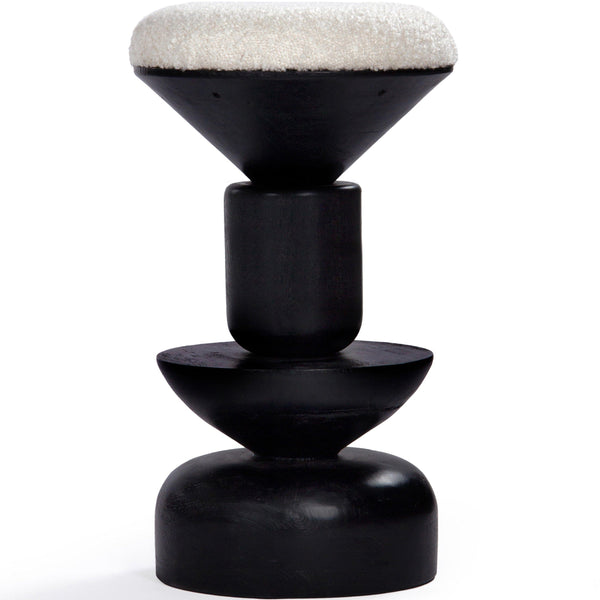 Home Fashion Kebab Bar & Counter Stool Charcoal