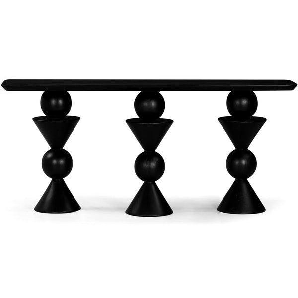 Home Fashion Kebab Console Table Charcoal