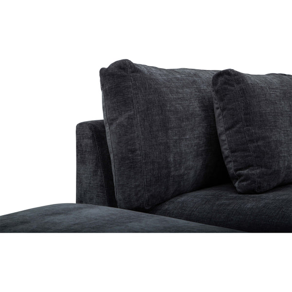 Home Fashion Kellen Sectional Vickie Charcoal