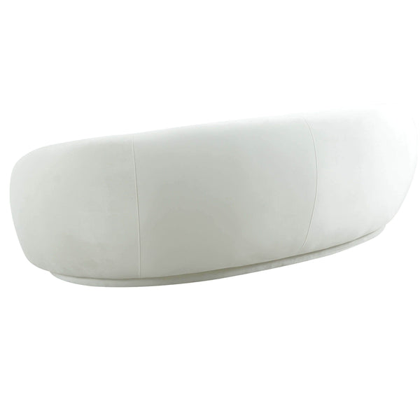 Home Fashion Kendall Velvet Sofa Cream