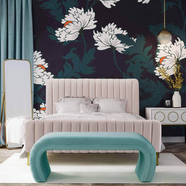 Home Fashion Kenya Bench Bright Blue