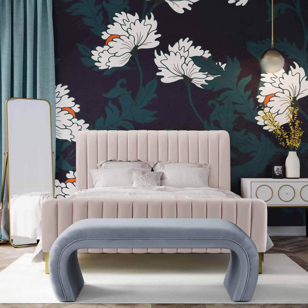 Home Fashion Kenya Bench Sea Blue