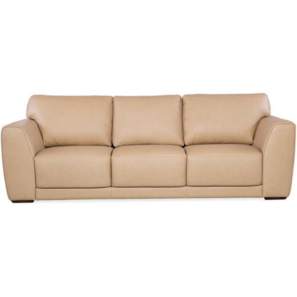 home fashion Keys Leather Sofa Verona Biscotti