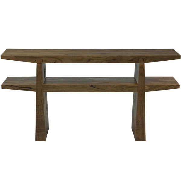 Home Fashion Keystone Console Table Rustic