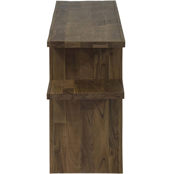 Home Fashion Keystone Console Table Rustic