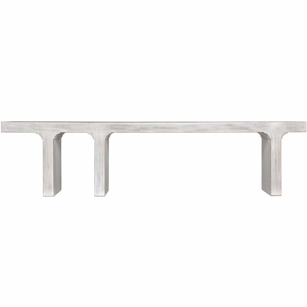 Home Fashion Kir Bench White Wash
