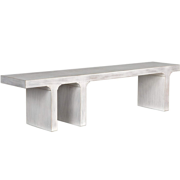 home fashion Kir Bench White Wash