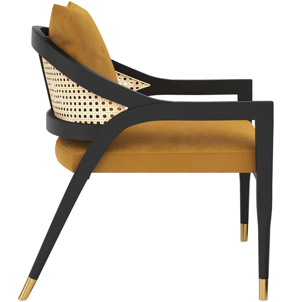 Home Fashion Kirsten Chair Gold Sky