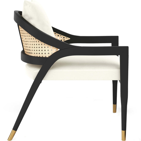 Home Fashion Kirsten Chair Linoso Ivory