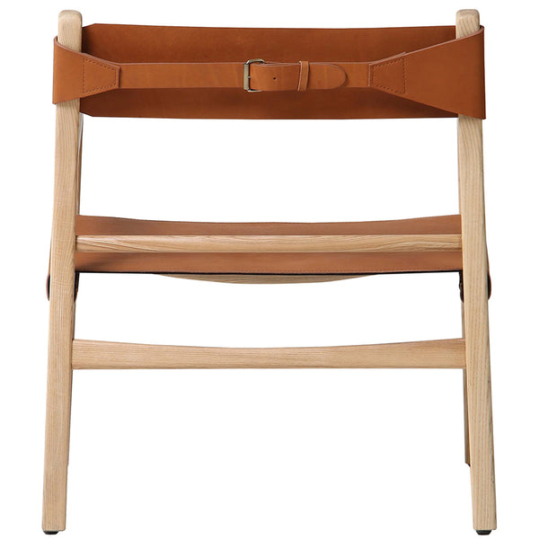 Home Fashion Kolding Leather Chair Havana Tanned