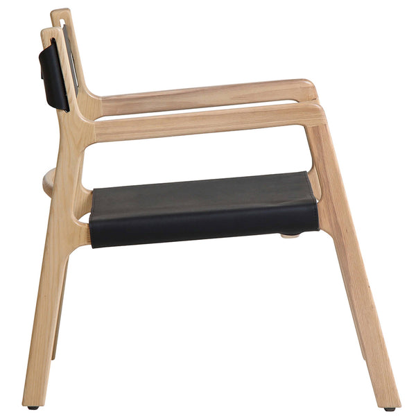 Home Fashion Kolding Leather Chair Kohl Black