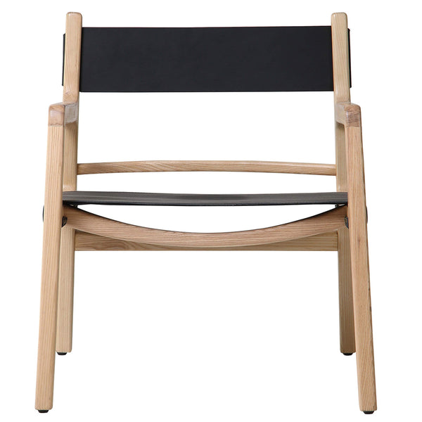 Home Fashion Kolding Leather Chair Kohl Black