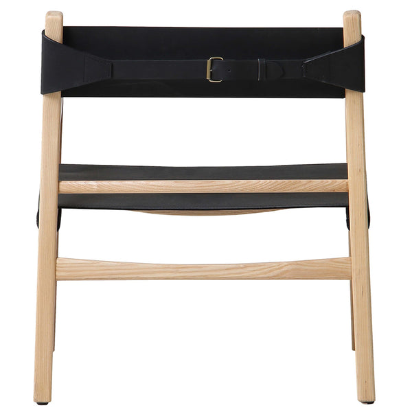 Home Fashion Kolding Leather Chair Kohl Black