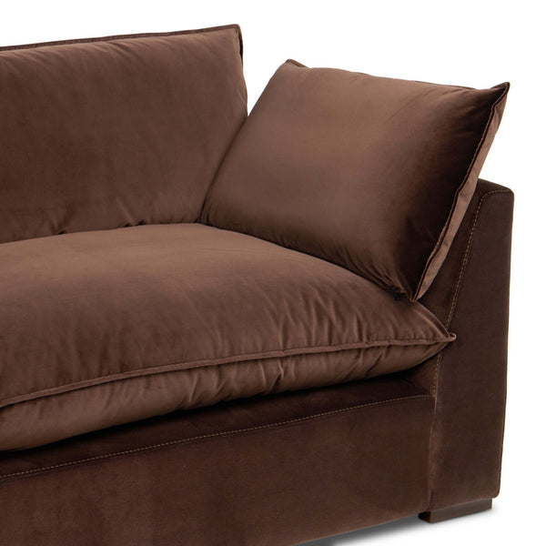 Home Fashion Kosa Sofa Surrey Cocoa By Four Hands