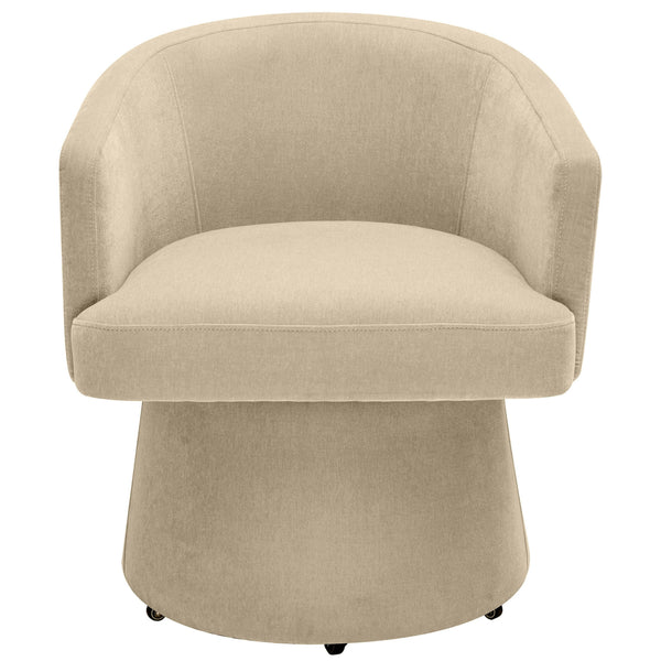Home Fashion Kristen Rolling Desk Chair Taupe