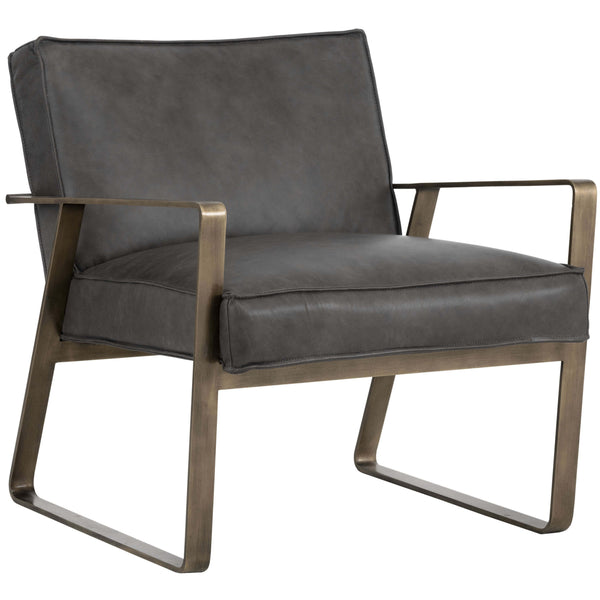 home fashion Kristoffer Chair Vintage Steel Grey