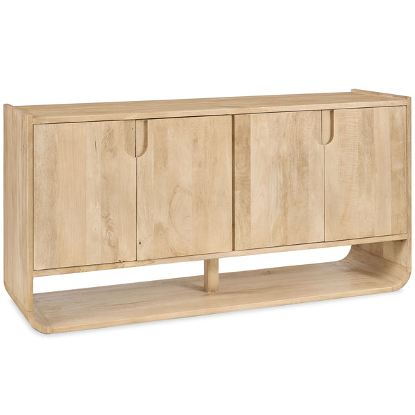 home fashion Laguna 4 Door Buffet Butternut