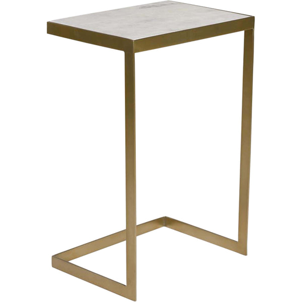 Home Fashion Laguna End Table Brass