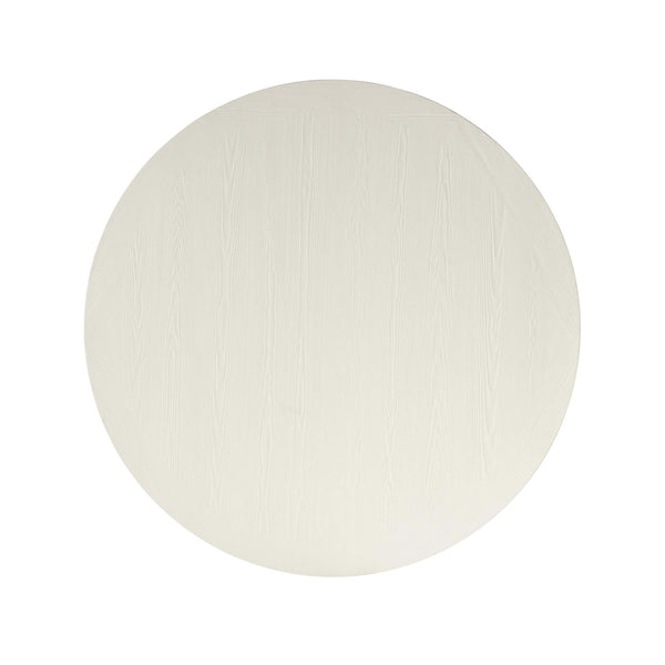 Home Fashion Laguna Round Dining Table Shell White