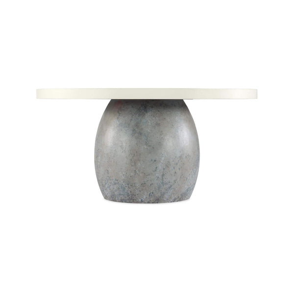 home fashion Laguna Round Dining Table Shell White