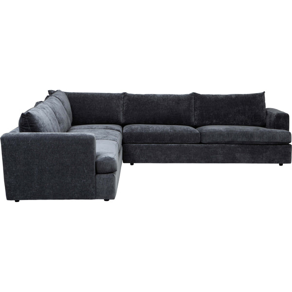 Home Fashion Lars Sectional Vickie Charcoal
