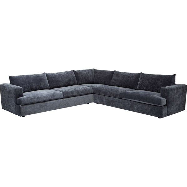 Home Fashion Lars Sectional Vickie Charcoal
