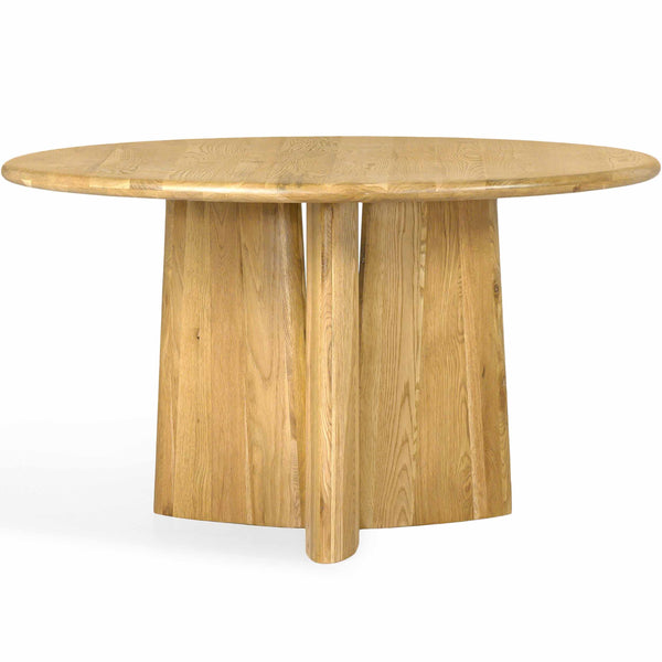 Home Fashion Laurel Round Dining Table Natural