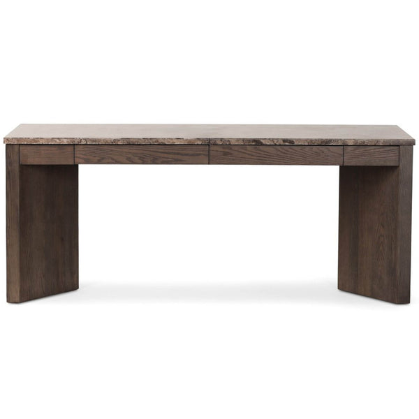 Home Fashion Lawson Desk Brown Oak By Four Hands