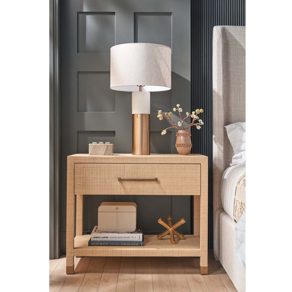 Home Fashion Leah Nightstand Raffia