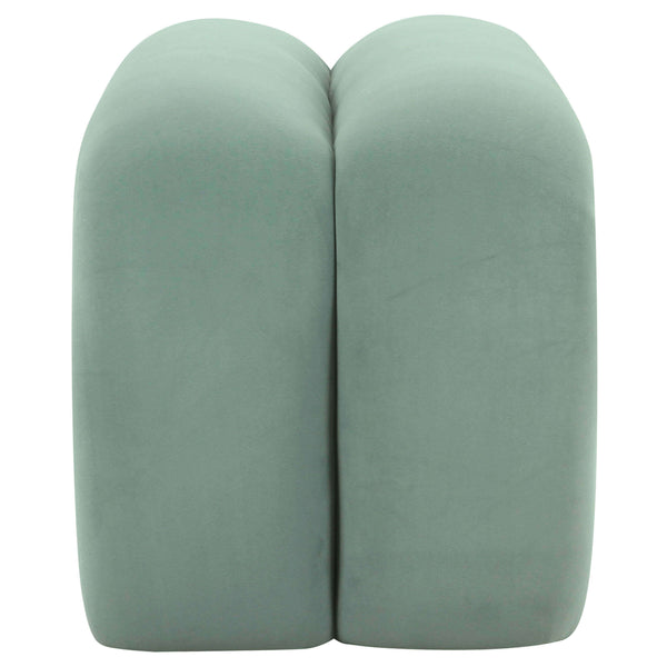 Home Fashion Leigh Channeled Bench Green