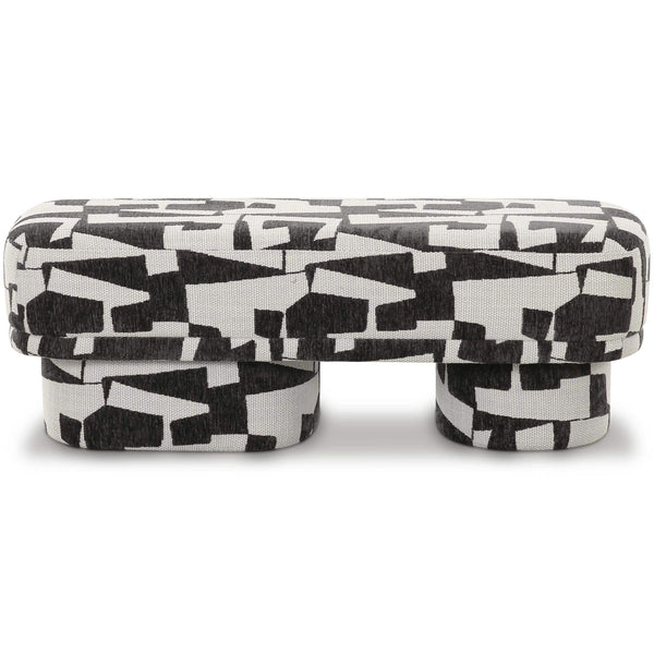 Home Fashion Lena Bench Black And White